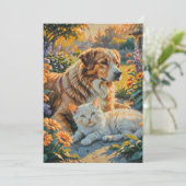 犬と猫 招待状 (スタンド正面)