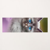 犬と猫AIアートヨガマット ヨガマット (裏面(横))