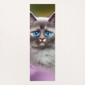 犬と猫AIアートヨガマット ヨガマット (裏面)