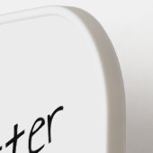 犬と生活が良い – 愛犬家 ピックルボールラケット (左詳細)