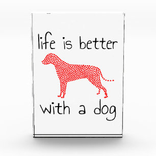 犬と生活が良い – 愛犬家 フォトブロック