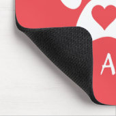 犬と生活が良い – 愛犬家 マウスパッド (コーナー)