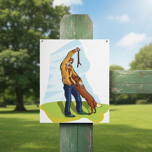 犬と男 ポスター