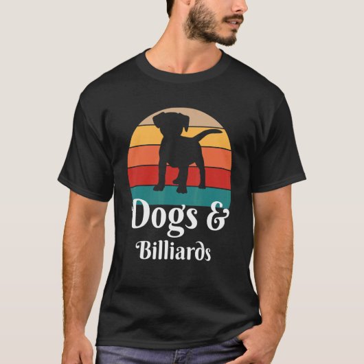犬と看板 Tシャツ (正面)