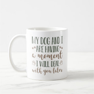 犬と私は少し時間がある コーヒーマグカップ