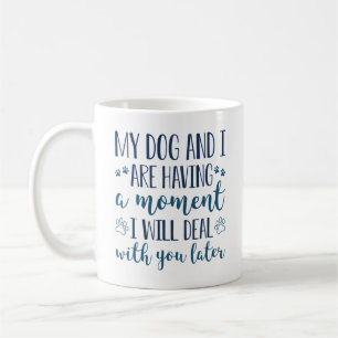 犬と私は少し時間がある コーヒーマグカップ