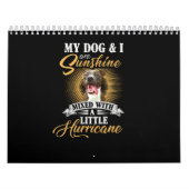 犬と私は日光が少し混ざっている カレンダー (カバー)