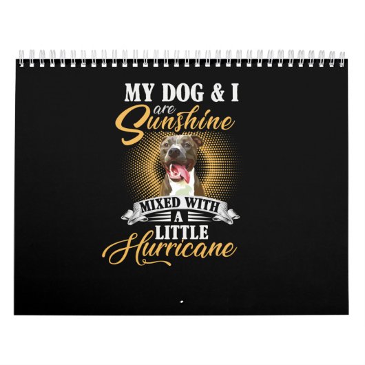 犬と私は日光が少し混ざっている カレンダー (カバー)