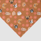 犬と花がさび 薄葉紙 (詳細)