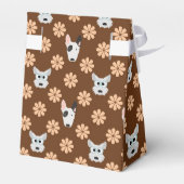犬と花は茶色 フェイバーボックス (裏面サイド)