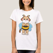 犬と蜂 Tシャツ (正面)