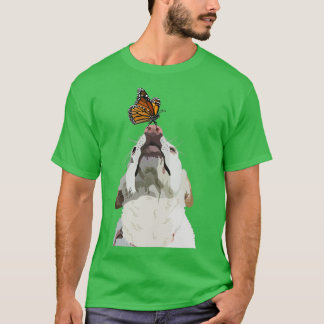 犬と蝶 Tシャツ