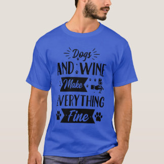 犬と酒の友達おもしろい Tシャツ