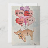 犬と風船 シーズンカード (正面)