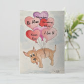 犬と風船 シーズンカード (スタンド正面)