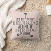 犬と飲むこと | おもしろいの色の選択 クッション (ブランケット)