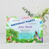 犬と馬の誕生日パーティー 招待状 (スタンド正面)