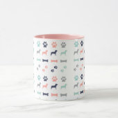 犬と骨のマグカップ マグカップ (中央)