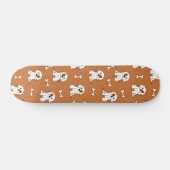 犬と骨 スケートボード (横)