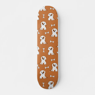 犬と骨 スケートボード