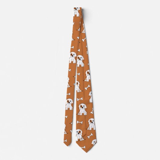 犬と骨 ネクタイ (裏面)