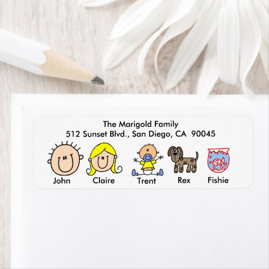 犬と魚の住所 シール (インサイチュ)