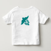 犬と鳥好きのTシャツ トドラーTシャツ (裏面)