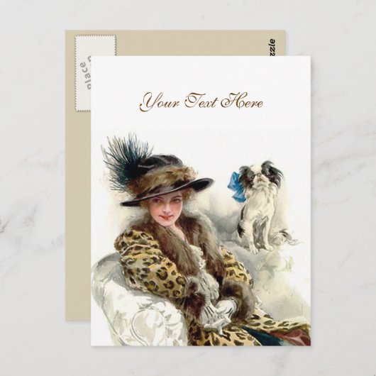 犬と2 ポストカード (正面/裏面)