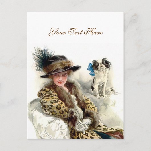 犬と2 ポストカード (正面)