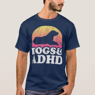 犬とADHD男性または女性の犬562 Tシャツ