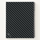 犬におもしろい気が散りやすい |パーソナライズされた ノートブック (裏面)