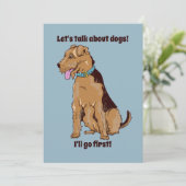 犬について話そう 招待状 (スタンド正面)