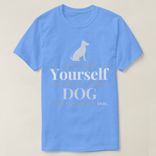 犬になれなけりゃ必ず君の分だ Tシャツ (デザイン正面)