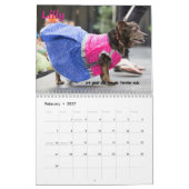 犬によって熱狂させる2014カレンダー カレンダー (2月 2027)