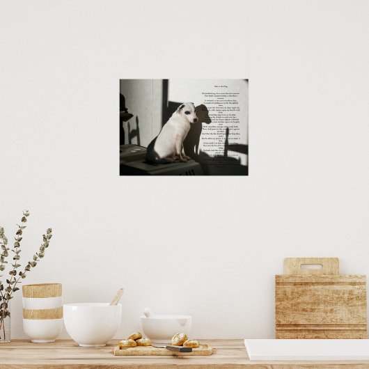 犬に対する歌 ポスター (キッチン)