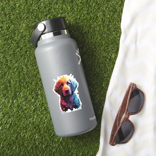 犬に愛する人のためのクラシック贈り物Tシャツ シール (HydroFlaskインサイチュ)