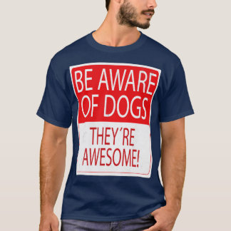犬に気づく Tシャツ