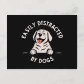 犬に気を取られがち エンクロージャーカード (裏面)