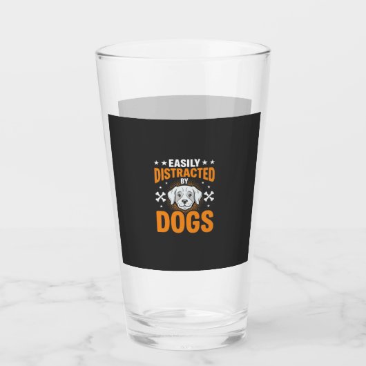 犬に気を取られがち タンブラーグラス (正面)