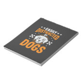 犬に気を取られがち ノートパッド (回転)