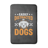 犬に気を取られがち バスマット (正面縦)