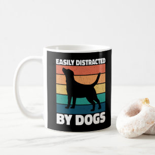 犬に気を取られがち 犬好きのかわいいパピーグッズ コーヒーマグカップ