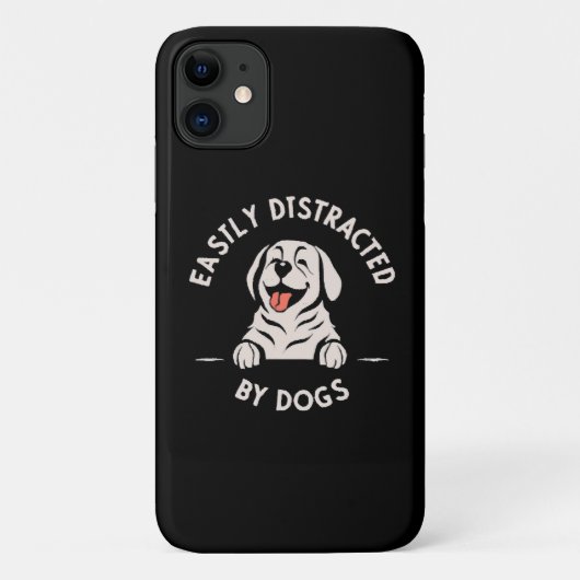 犬に気を取られがち Case-Mate iPhoneケース (裏面)