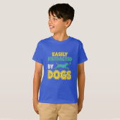 犬に気を取られる毎日: 私の集中力。Tシャツ Tシャツ (正面フル)