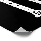 犬に気を取られる ポスター (角)