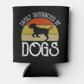 犬に気を取られる 缶クーラー (正面)