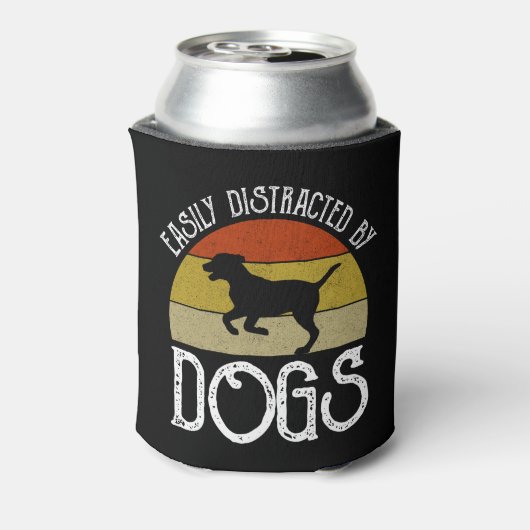 犬に気を取られる 缶クーラー (缶裏面)