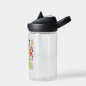 犬に溝のあるタイポグラフィは人生が良い ウォーターボトル (左面)