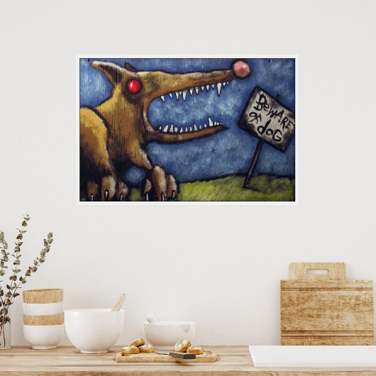 「犬に用心し#2」 ポスター (キッチン)