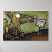 「犬に用心し#4」 ポスター (正面)